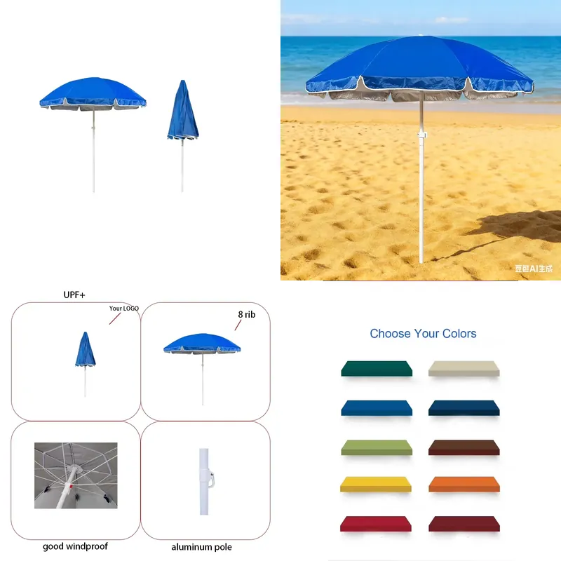 Outdoor Furniture Plus - Guarda-Sol Clássico para Jardim com Proteção