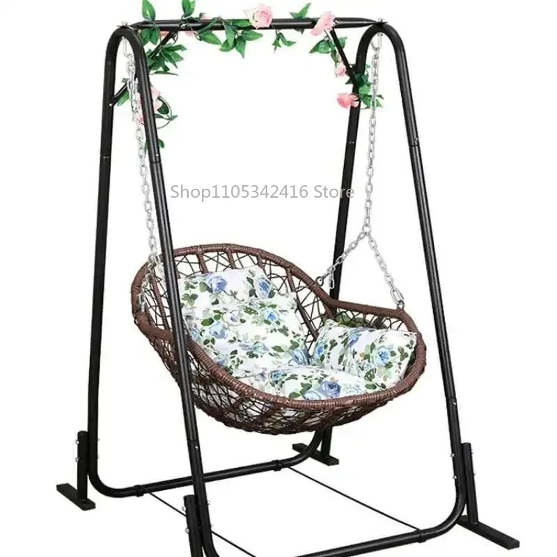 Outdoor Furniture Balcony - Cadeira Suspensa Individual de Rattan, Cadeira
