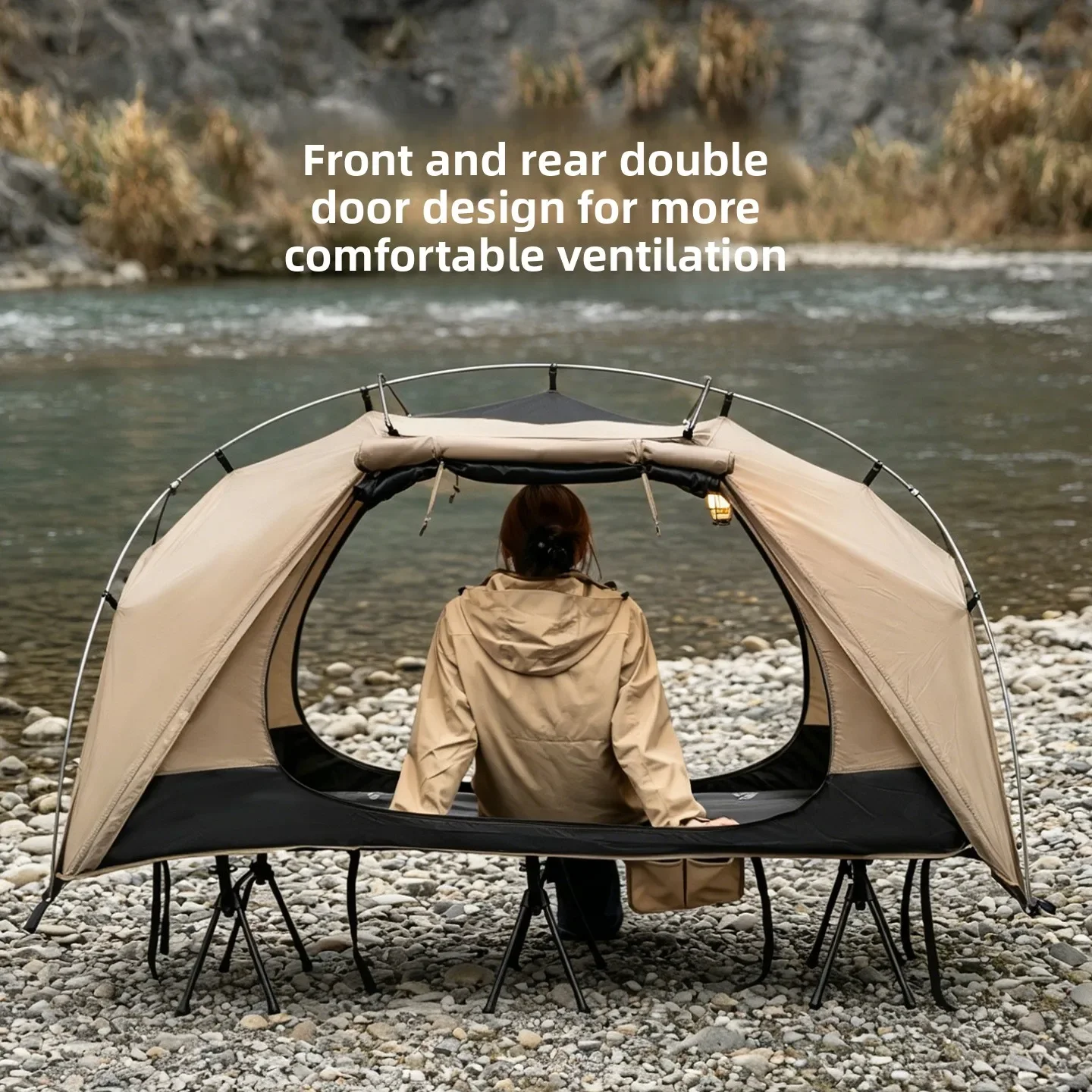 Outdoor Furniture Nearby - MOUNTAINHIKER Tenda de Acampamento ao Ar