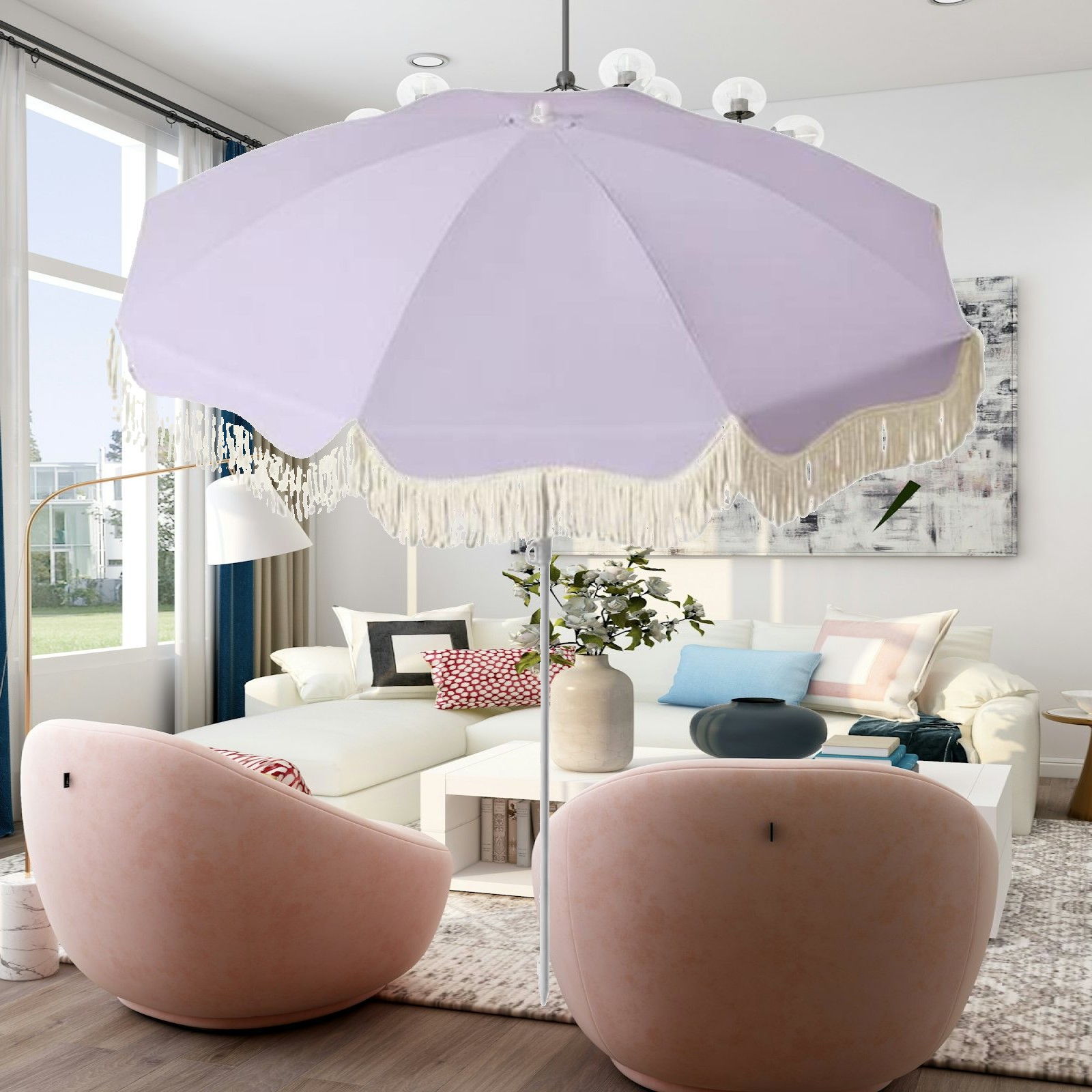 Outdoor Furniture Plus - Guarda-Sol para Pátio com Proteção Solar