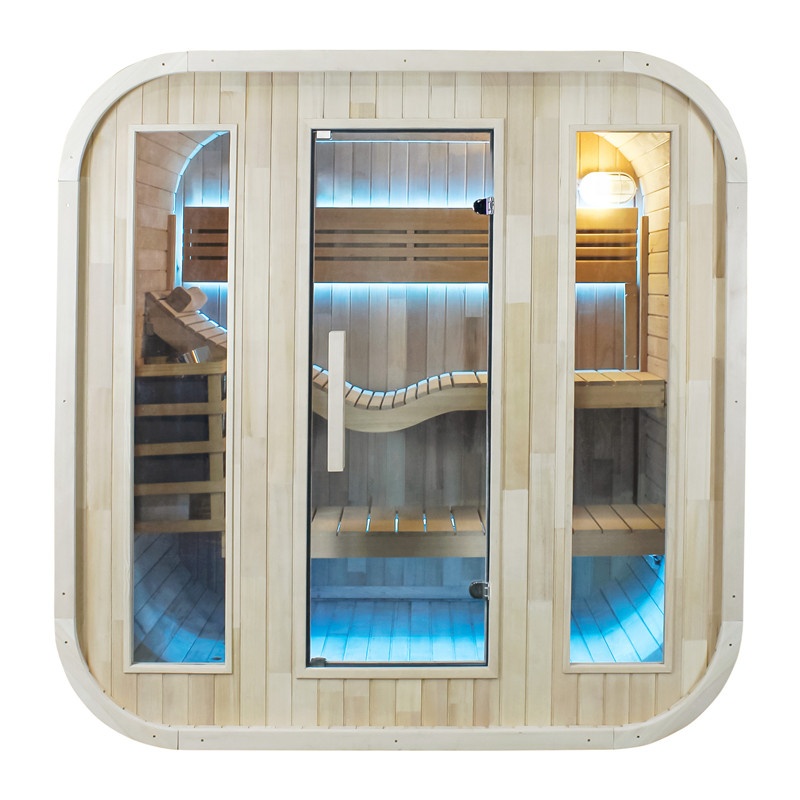 Outdoor Furniture Europe - Sauna Externa com Design Moderno, Cabana
