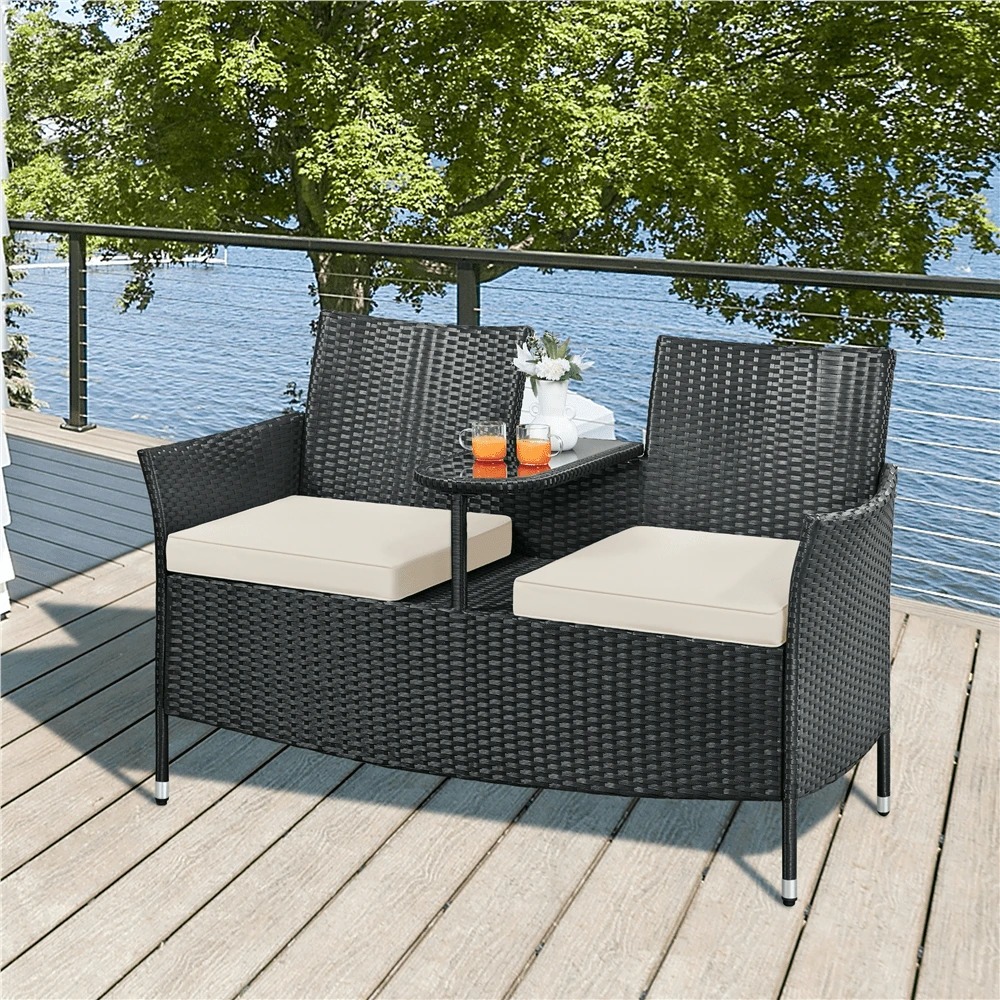 Outdoor Furniture Balcony - Conjunto de Móveis de Conversação para