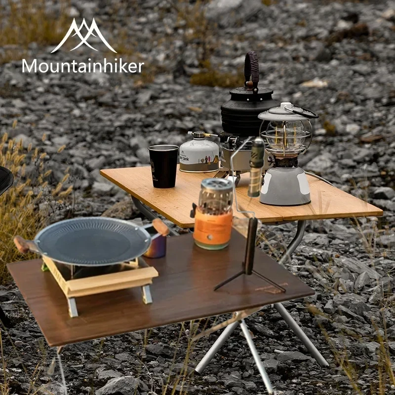 Outdoor Furniture Usa - MOUNTAINHIKER Mesa de Camping Portátil Aprimorada,