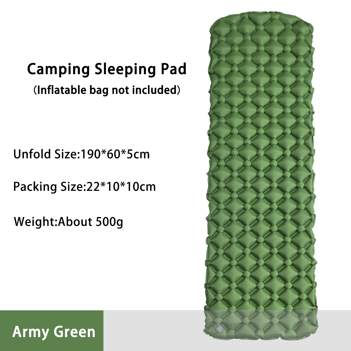 Outdoor Furniture Nearby - Colchão Inflável para Camping em Tenda,