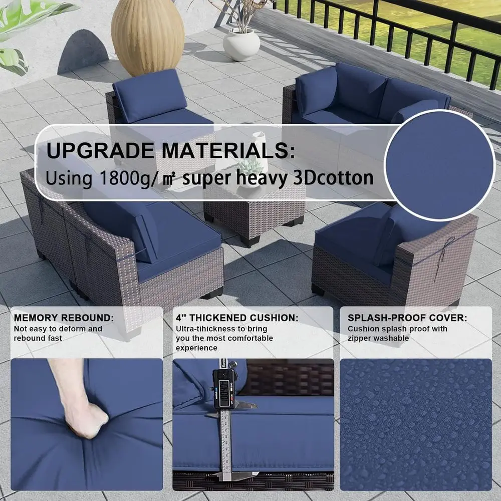 Conjunto de Móveis para Pátio  - Outdoor Furniture Balcony avaliação e preço