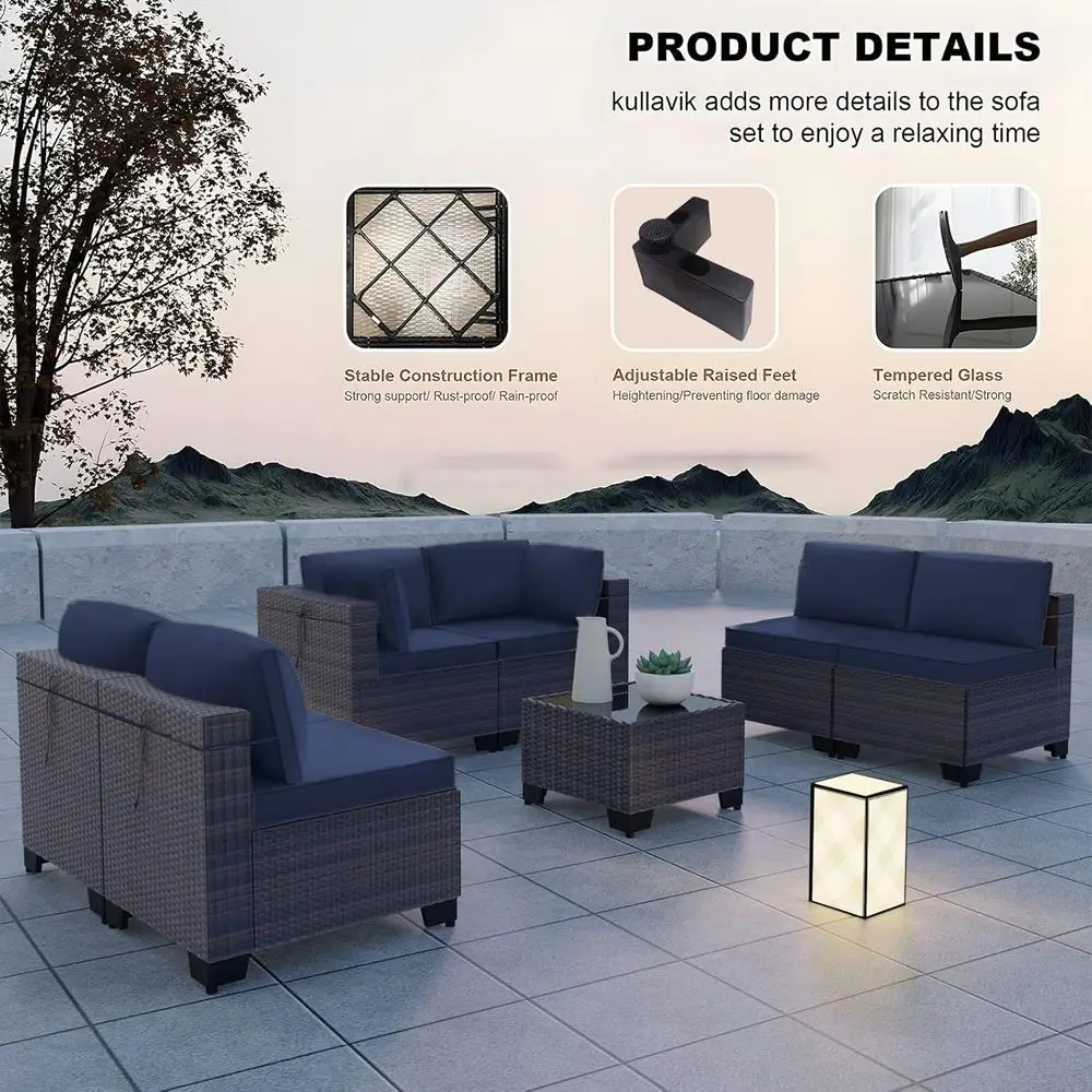 Conjunto de Móveis para Pátio  - Outdoor Furniture Balcony avaliação e preço