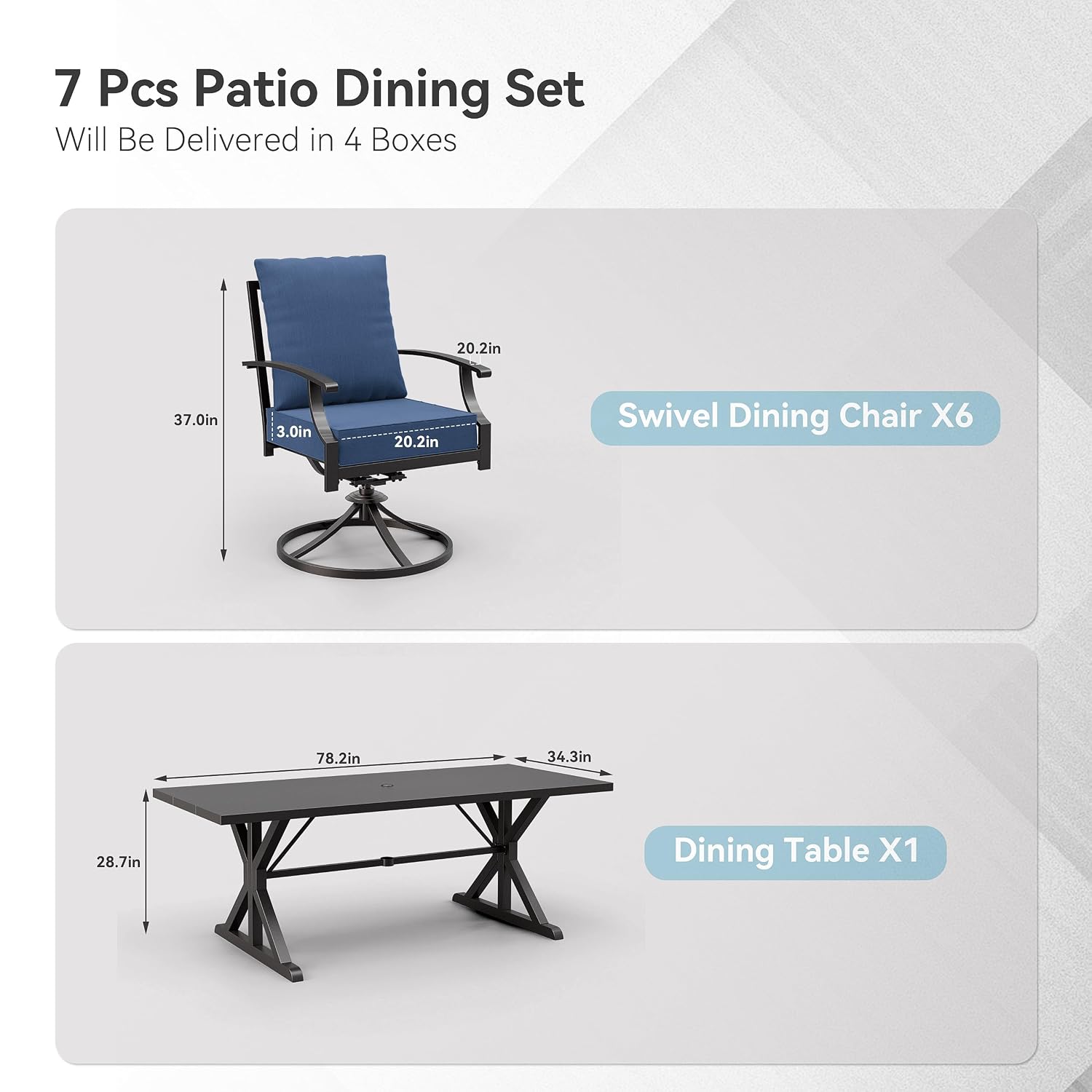 Conjunto de Jantar para Pátio  - Outdoor Furniture Plus avaliação e preço