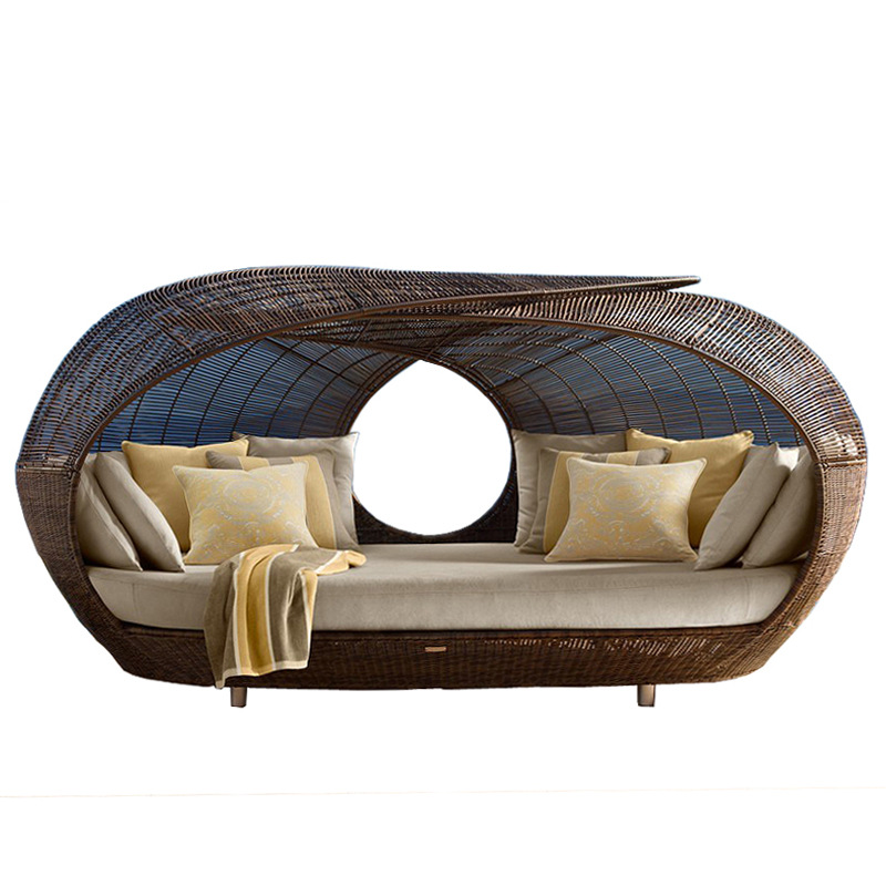 Cama de Dia em Rattan Sintétic - Outdoor Furniture For Sale avaliação e preço