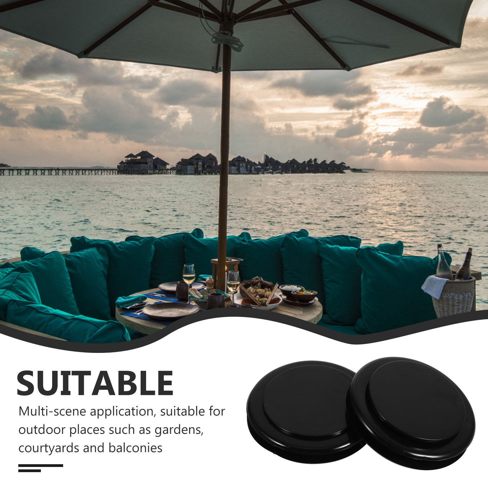 Conjunto de 2 Anéis para Guard - Outdoor Furniture Balcony avaliação e preço