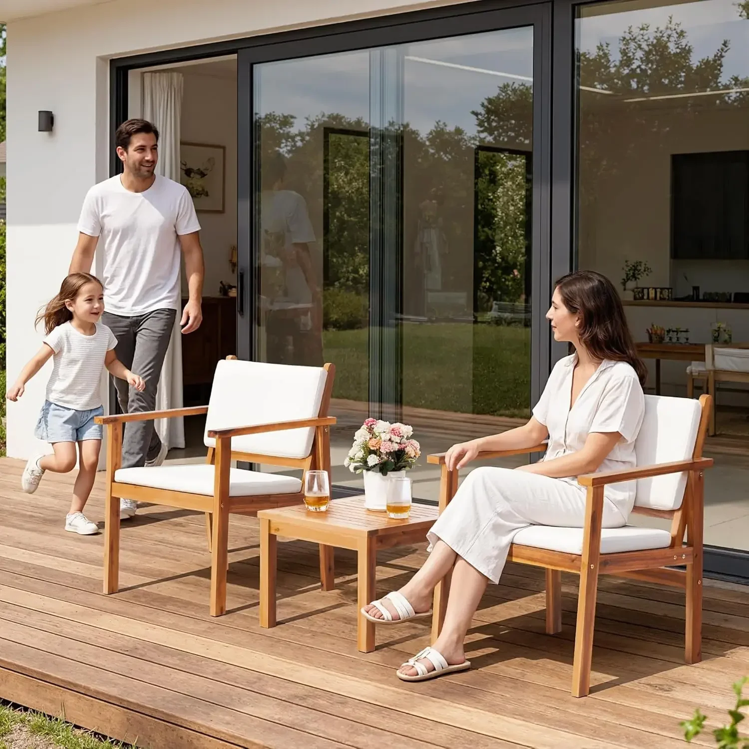 Conjunto de Móveis para Pátio  - Outdoor Furniture Balcony avaliação e preço