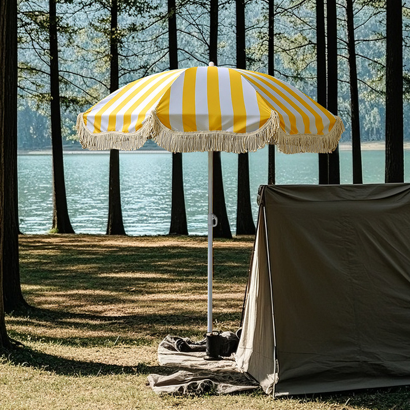 Guarda-sol decorativo com borl - Outdoor Furniture Yellow avaliação e preço