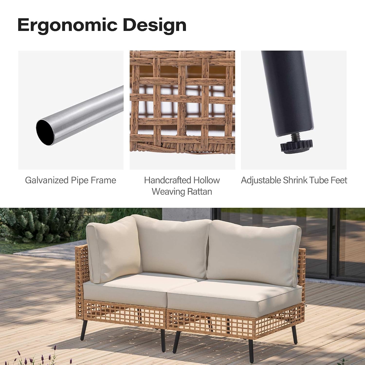 Conjunto de Móveis de Jardim e - Outdoor Furniture Balcony avaliação e preço