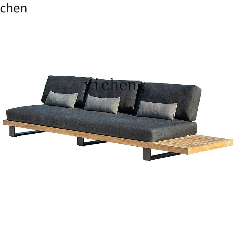 Sofá de teca HYS para áreas ex - Outdoor Furniture Balcony avaliação e preço